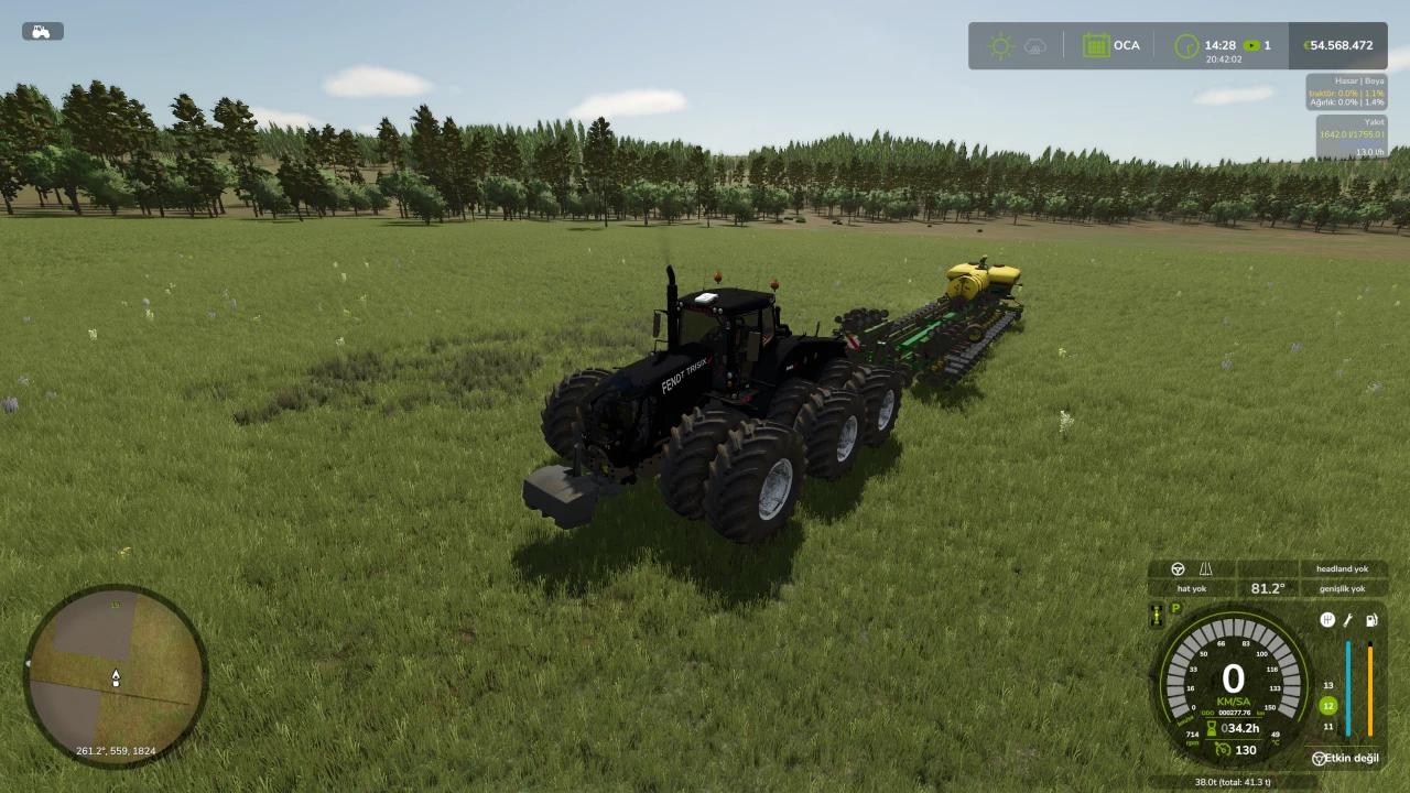 Fendt Trisix V6 dual wheel